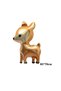 1 Year Old Safari Animal Themed Balloon Set Gazelle - Giraffe and Gold Number Foil Balloon Giraffe Printed Balloon - 3