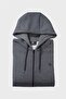 Zippered Hooded Sweatshirt N-halicarna - Anthracite - 7