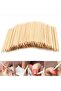 Disposable Sterile Meat Pusher Wooden Kronk 50 Pieces Orange Sticks - 2