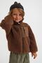 Unisex Kids Faux Wool Lined Jacket