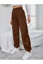 Thick Cotton Sweatpants with Legs and Elastic Waist - 3