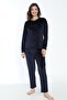 Women's Winter Gorgeous Written Soft Velvet Pajama Set