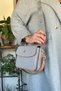 New Season Premium Product Women's 2 Straps Shoulder and Crossbody Bag 4073-gd - Gray Smoked