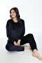 Women's Winter Gorgeous Written Soft Velvet Pajama Set - 6