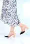 500 Syh-Gold Suede 8cm Heeled Women's Shoes - 2