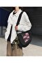 K-Pop Series Blackpink Graphic Printed Unisex Black Messenger Bag