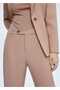 Straight Cut Fabric Trousers - 7