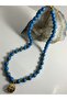 Women's Ceyt Natural Stone Handmade Blue Necklace