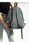 Mega Large Size Multi-Compartment Gray Lined Durable School Backpack - 6