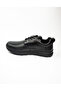 6474 Black Leather Casual Men's Shoes - 3
