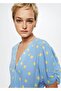 Patterned Flowy Fabric Jumpsuit - 7