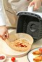 ® 50Pcs Air Fryer Baking Paper Disposable Air Fryer Non-Stick Round Plate Model - 4