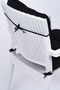 Neva Pofidik Black Backrest Chair Cushion with Special Stitched Laces, 44X88 cm - 3