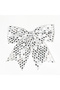 Christmas Ornament Hanging Shiny Sequin Bow Lame 20X20 Cm.