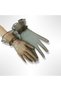 Bella Frilly Tulle Evening Gloves Army Green - 4