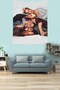 Endless Friends Stain Resistant Fabric Wall Cover Wall Tapestry Tapestry - 2