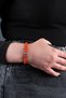 Certified Agate Natural Stone Evil Eye Bracelet with Silver Apparatus for Women and Men Natural Stone Bracelet - 5