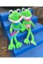 100 Cm Large Size Blue Cute Plush Frog - 5