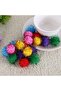 Glitter Pompom, 20 Mm, Colorful Plush Pompom, Pack of 100 - 4