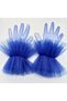 Dream evening dress bridal gloves Cobalt blue - 4