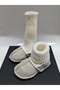 Baby Unisex Organic Lambskin First Step Shoes Slippers Booties - NG3001 - 3
