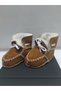 Baby Organic Lambskin Lace-Up Baby Boots Baby Booties First Step Shoes - NG3025 - 3