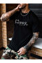 Unisex Be Happy Printed T-Shirt - 2