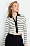 Siyah Crop Polo Yaka Triko Body Hırka TWOAW24HI00384 - 3