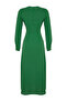 Green Accessory Detail Aerobin Woven Dress TCTAW24EB00067 - 9