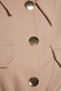 Taupe Gold Buttoned Vest-Trousers Knitted Top and Bottom Set TCTAW22US0062 - 9