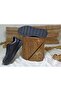 Genuine Leather Black Daily Men's Leather Casual Shoes - 5