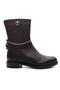 20713K Women's Genuine Leather Chain Detail Casual Boots