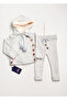 Baby Knitwear Cardigan Set Lined with Pompom