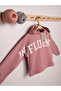Girl's Cotton Printed Hooded Long Sleeve Tracksuit Set - 5