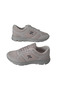Ice Gray - Navy Blue Laced Ultra Light Poly Sole Sports Shoes