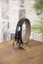 3.5 Cm Black Faux Patent Leather Belt