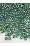 10mm Emerald Green Color Honeycomb Model Acrylic Beads with Janjan, Jewelry Bag Beads (100gr,~200 Pieces) - 2