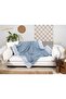 Natural Cotton Sofa Cover 170 X 210 Sofa Shawl Petrol Green - 2