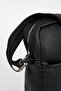 Men's Faux Leather Crossbody Bag - 5