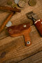 Leather Keychain 3-4 Key Capacity - Real Leather & Handmade - 6