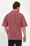 New Season Summer Short Sleeve Striped Cotton Linen Men's Shirt - 4