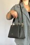 S4 Medium Size Daily 5 Compartment Classic Model Women's Shoulder Bag 2120 Black Combination - 6