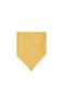 100% Organic Cotton Double Layer Muslin Baby Scarf & Drool Bib with Two Snaps (mustard) - 2