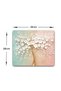 Glass Cutting Board |   White Flower - Colorful |   29cm X 34cm - 4