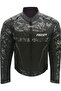 Motorcycle Jacket 4 Seasons Maxdura and Leather Fabric Model Motor Mont Camo