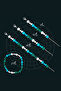 Purification Natural Stone Talisman Bracelet with Broken Stones (AKUAMARIN, NECEF, APATIT STONE) Chi-zen Bracelet - 3