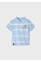 Boy's Blue Polo Neck T-shirt - 2