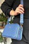 Long Strap 5 Compartment Special Series Women's Crossbody Messenger Shoulder Bag 2053-gd Navy Blue Combination - 2