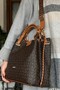 4 Compartment Women's Shoulder Bag and Handbag with Knitted Detail Ph2180 - 4