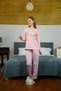 Fashion Line Women's Combed Cotton Long Sleeve Pajamas Suit 4115 - 2